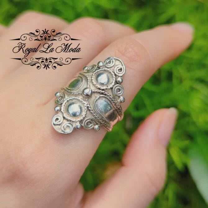 RLM Vintage Silver Bohemian Ring - Image 2